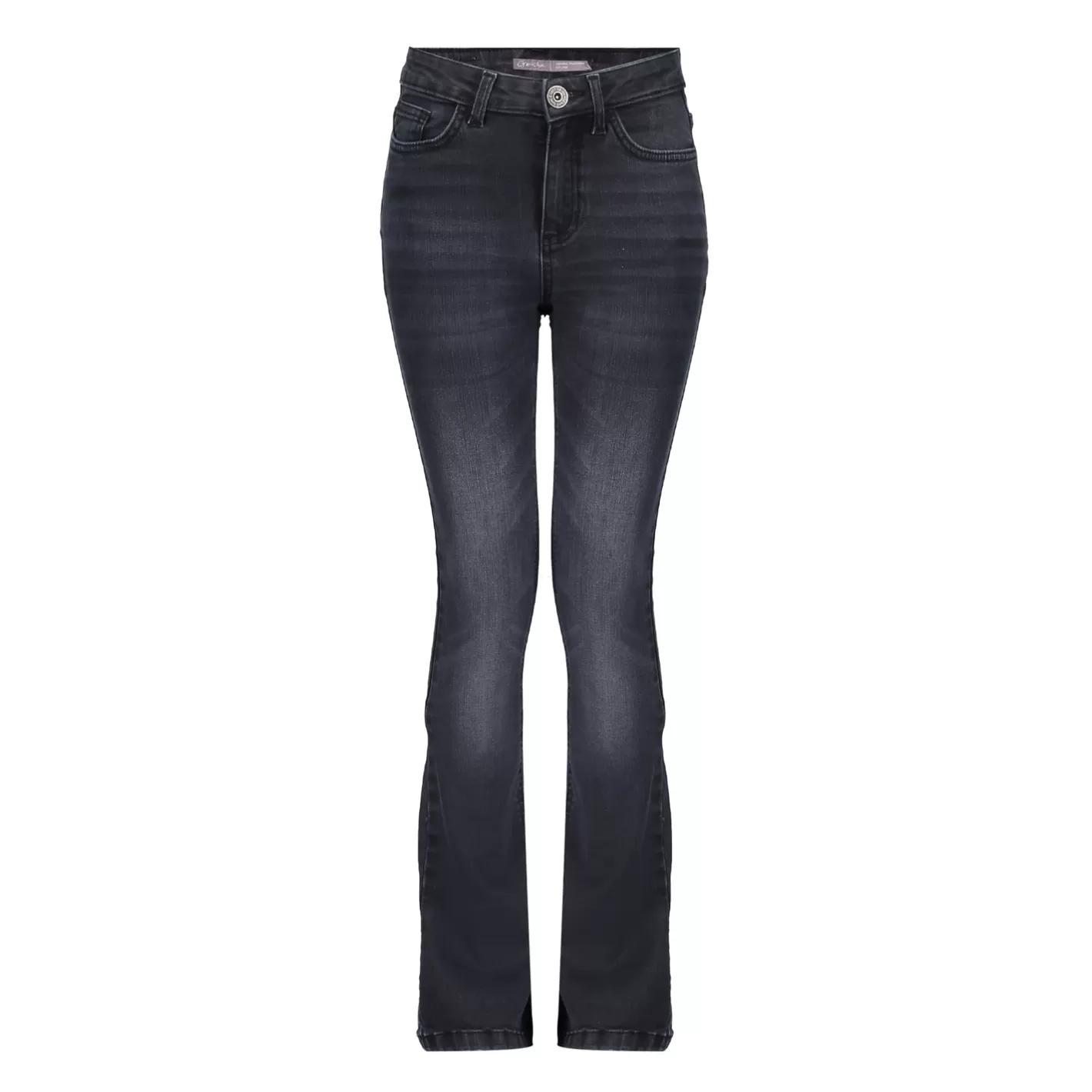 Geisha Fashion Broeken | Denim*Geisha Girls High Rise Flare Jeans 41601K-50 BELLE